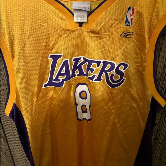 Lakers Authentic Reebok Kobe Bryant 8 Los Angeles Lakers Jersey - Picture 1 of 9